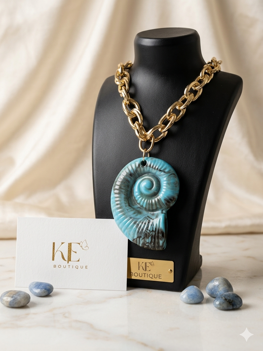 Blue Caracol Chain