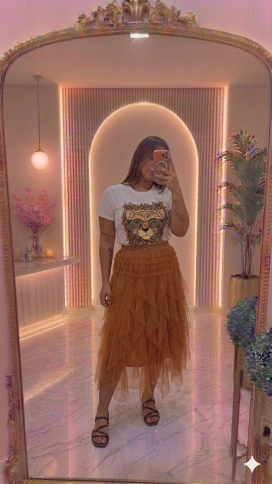 Light brown skirt 🇮🇹