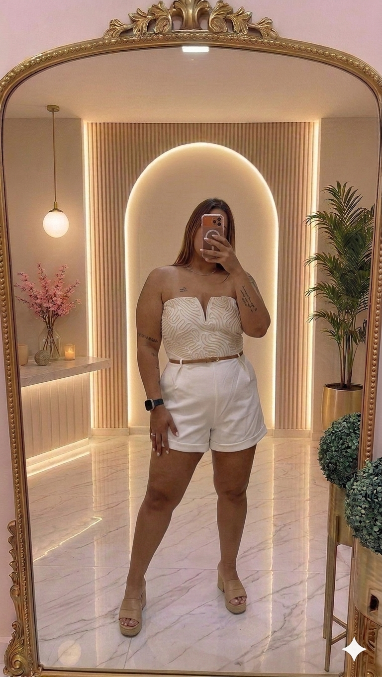 White Romper