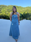 Demin Maxi Light Dress