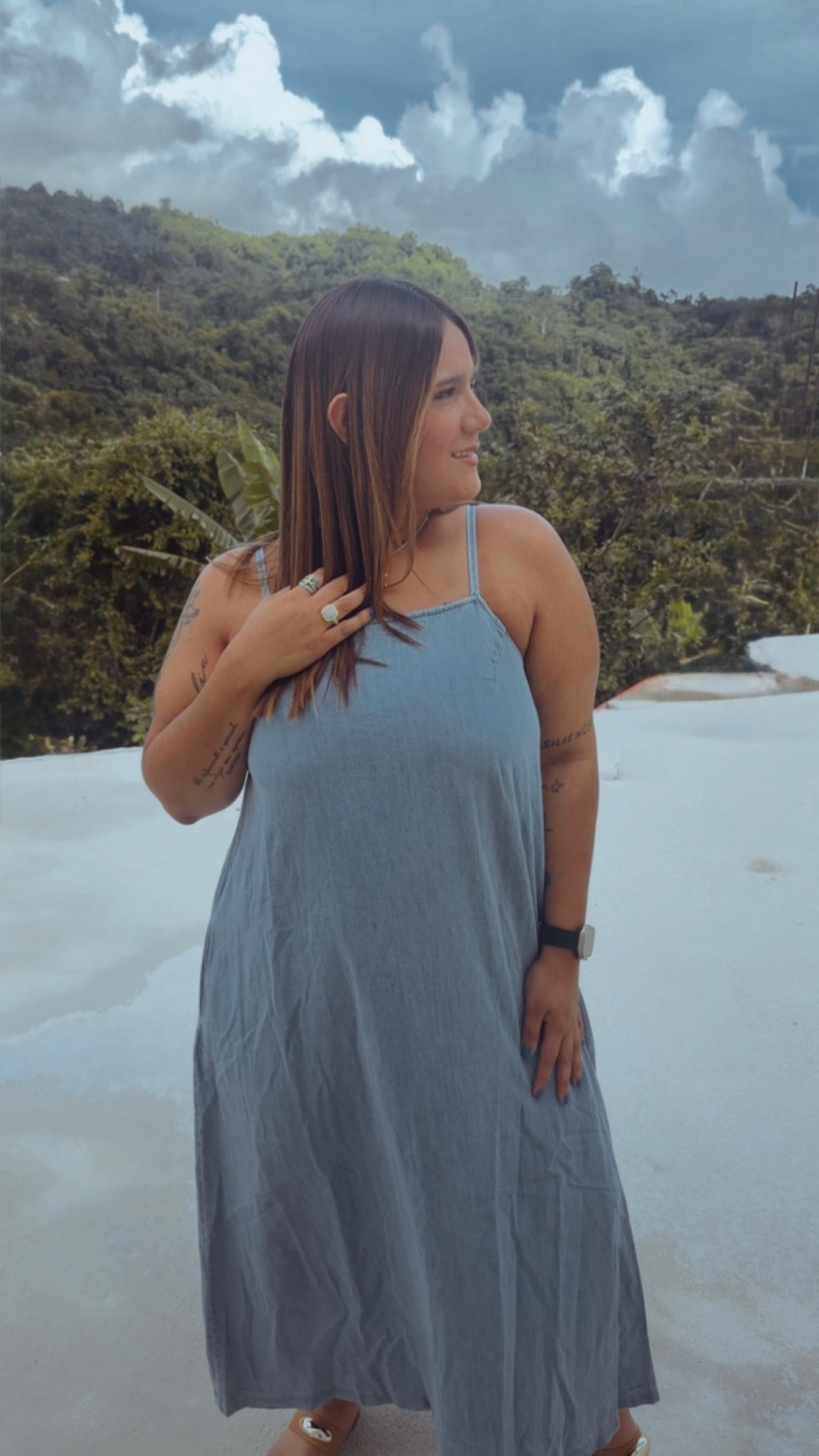 Mar Denim Light Dress