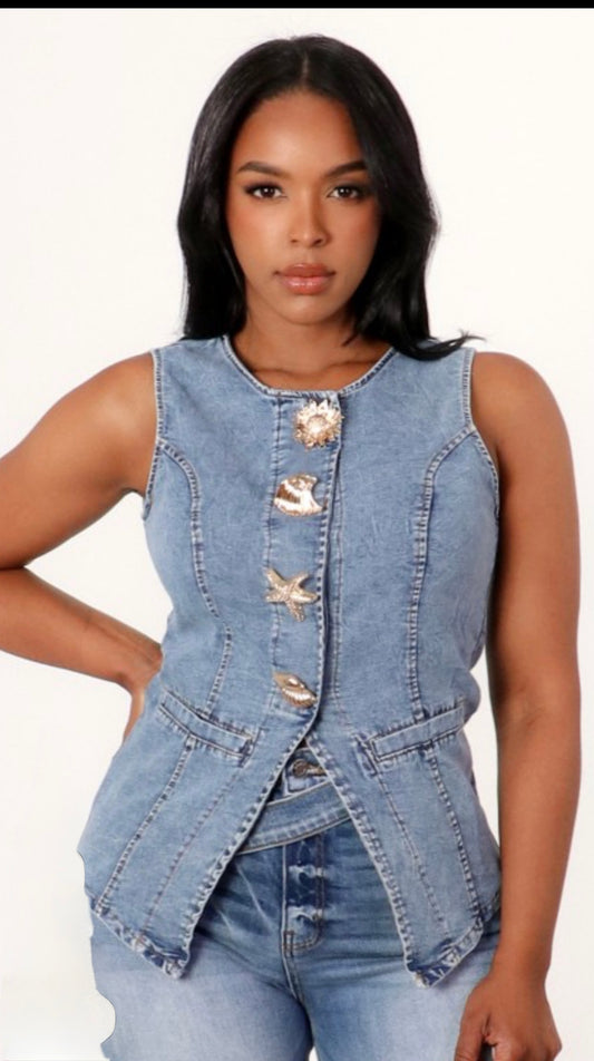 On Demin Vest